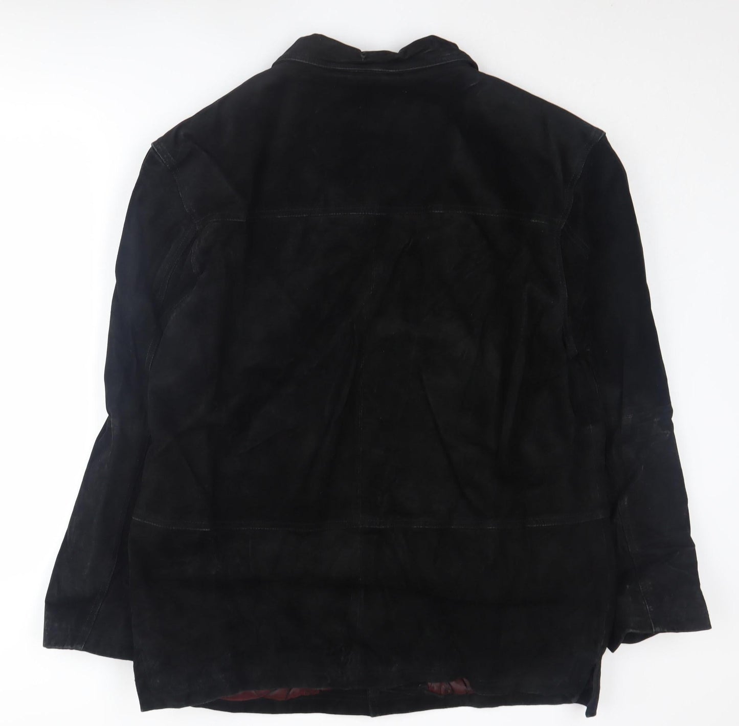 Detail Men's Black Suede Jacket L