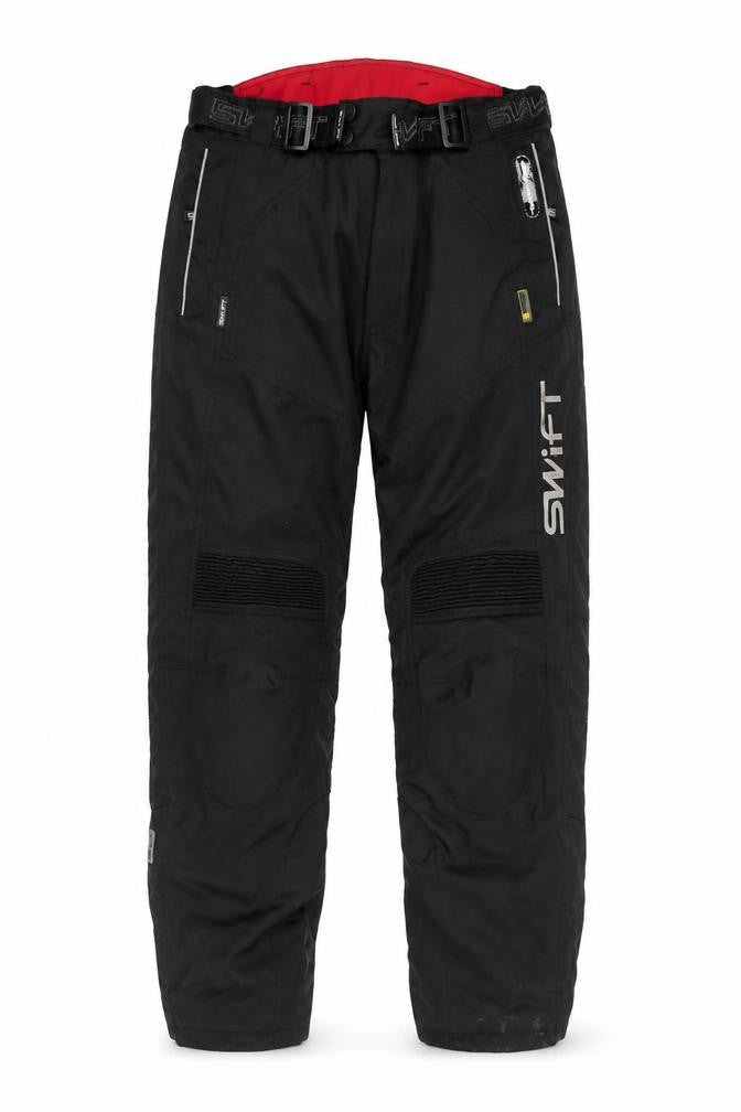 SWIFT Mens Black S Snow Pants with Buckle Closure