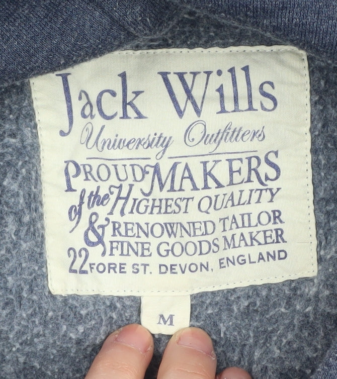 Jack Wills Men's Blue Pullover Hoodie M
