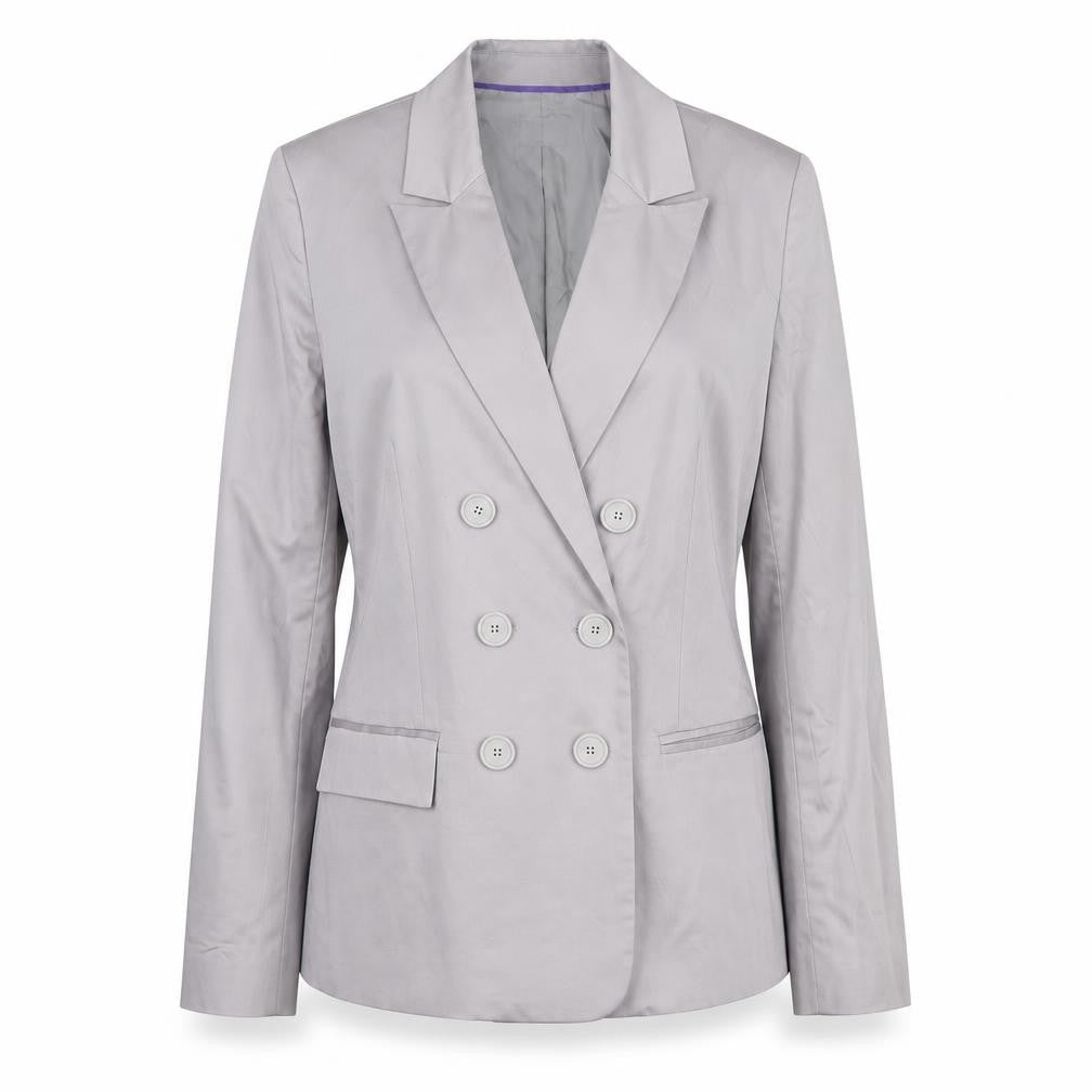 Oasis Women's Grey Blazer Size 12 Classic Fit Formal