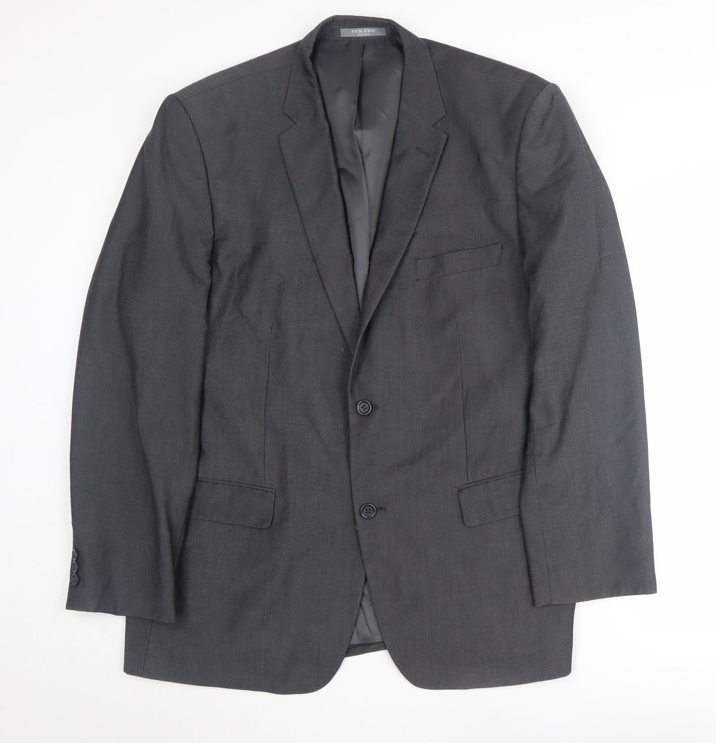Jack Reid Men's Grey Suit Jacket 46 Regular Business