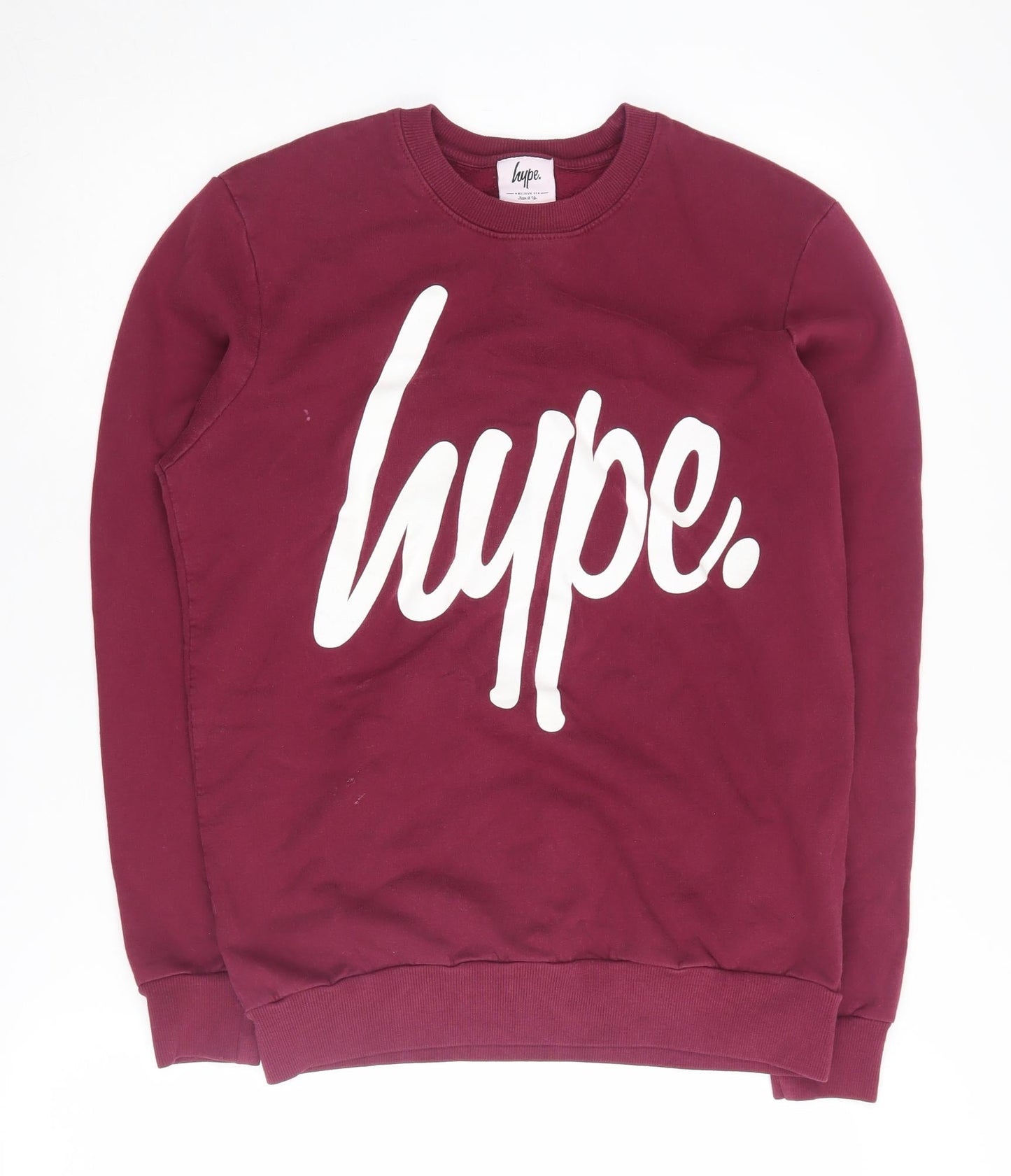 Hype Men's Red Graphic Print Pullover Sweatshirt M