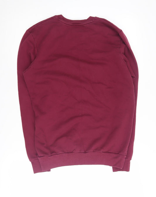 Hype Men's Red Graphic Print Pullover Sweatshirt M