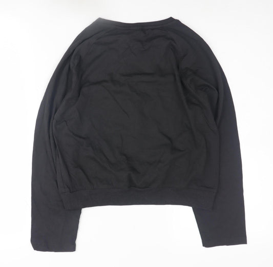 Zara Girls Black Long Sleeve Disney Mickey Mouse Pullover - Size 10