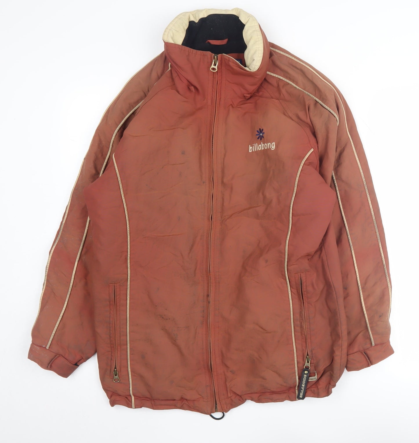 Billabong Women's Brown Jacket Size 2 with Logo