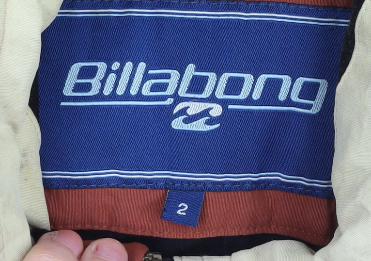 Billabong Women's Brown Jacket Size 2 with Logo
