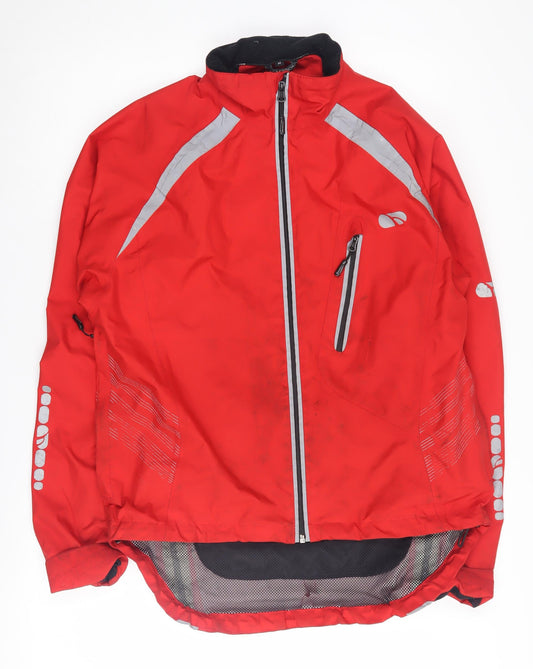 Madison Men's Red M Windbreaker Jacket for Cycling
