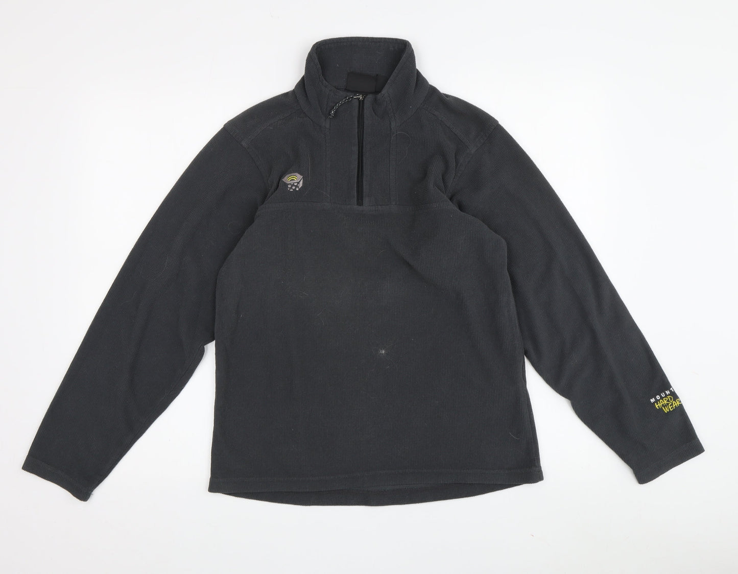 Mountain Hardwear Unisex Black 1/4 Zip Sweatshirt Small
