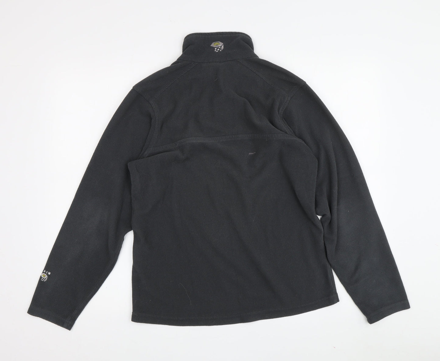 Mountain Hardwear Unisex Black 1/4 Zip Sweatshirt Small