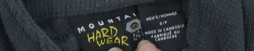 Mountain Hardwear Unisex Black 1/4 Zip Sweatshirt Small