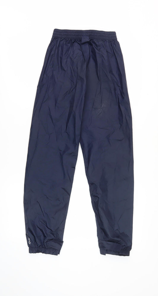 Quechua Boys Blue Rain Trousers Size 12 for Hiking