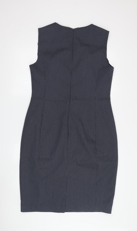 Jaeger Women's Black Sheath Dress Size 14