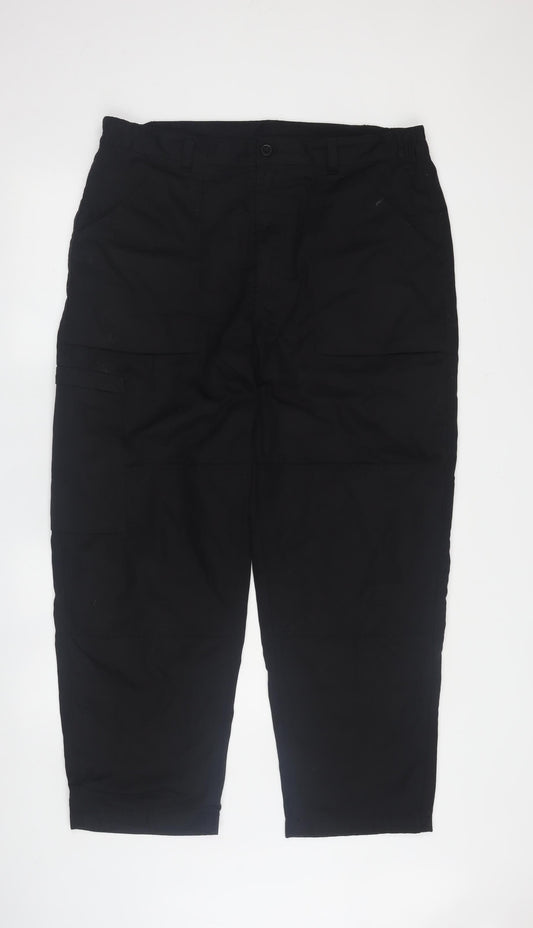 Regatta Professional Men's Black Trousers, Size 36