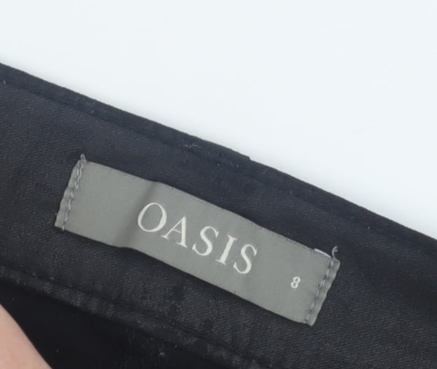 Oasis Women's Black Skinny Trousers, Size 8