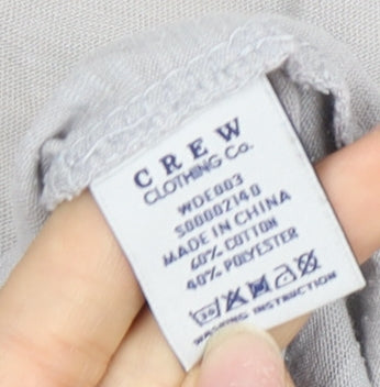 Crew Clothing Co. Women's Grey T-Shirt Size 16
