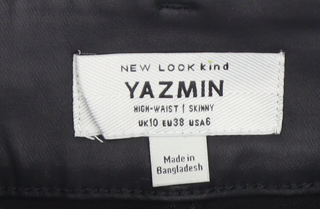 New Look Women's Black High Skinny Trousers Size 10