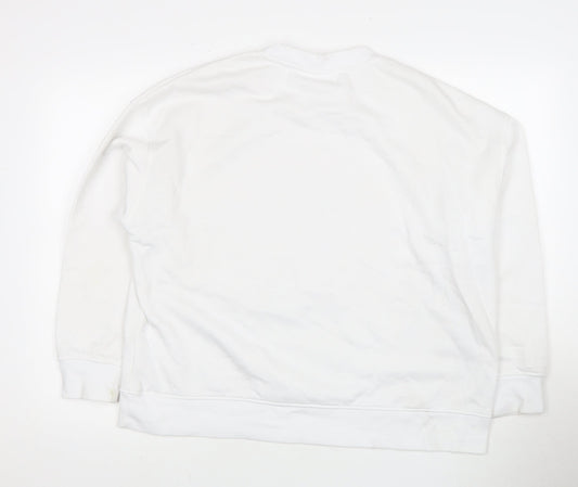 Disney Unisex White Pullover Sweatshirt L