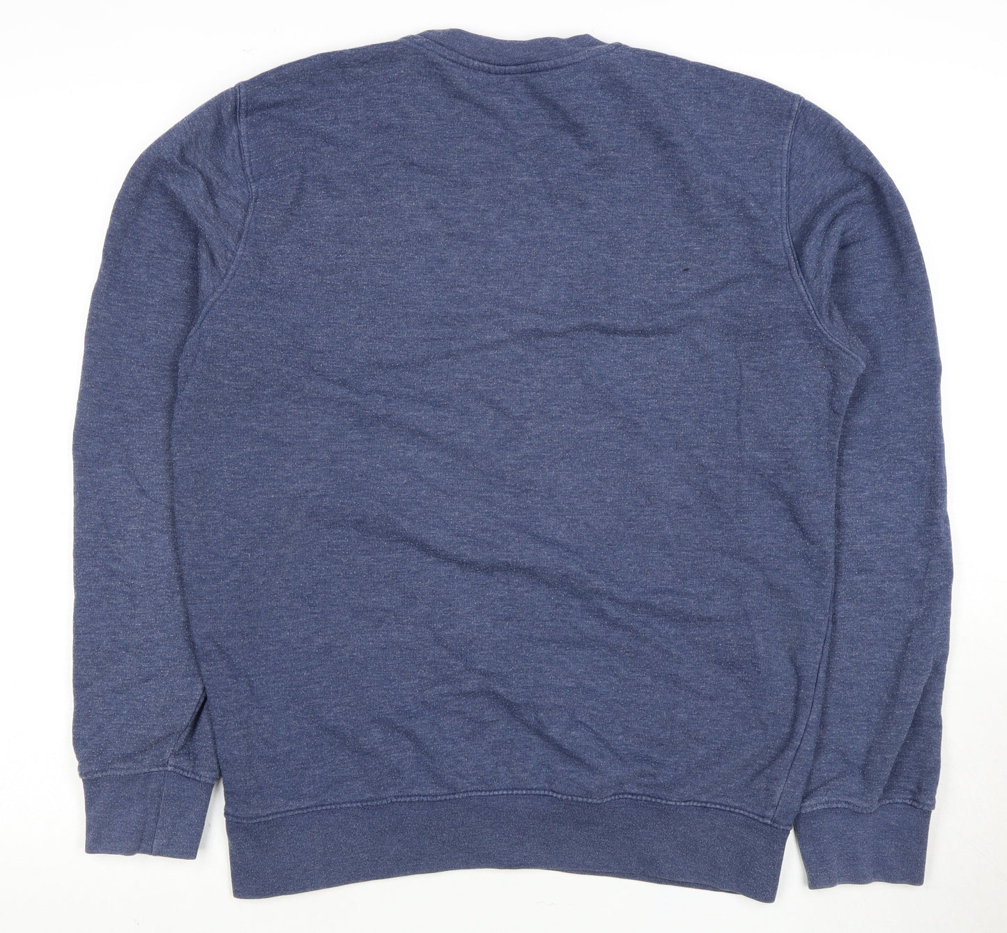 Champion Men's Blue Logo Sweatshirt - Medium