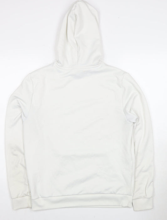 Tommy Sport Men's White Hoodie Size S Pullover