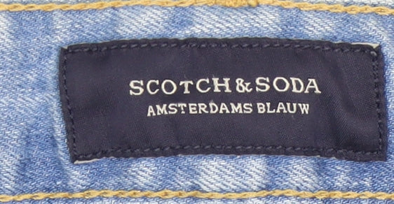 Scotch & Soda Men's Blue Straight Jeans, Size 31