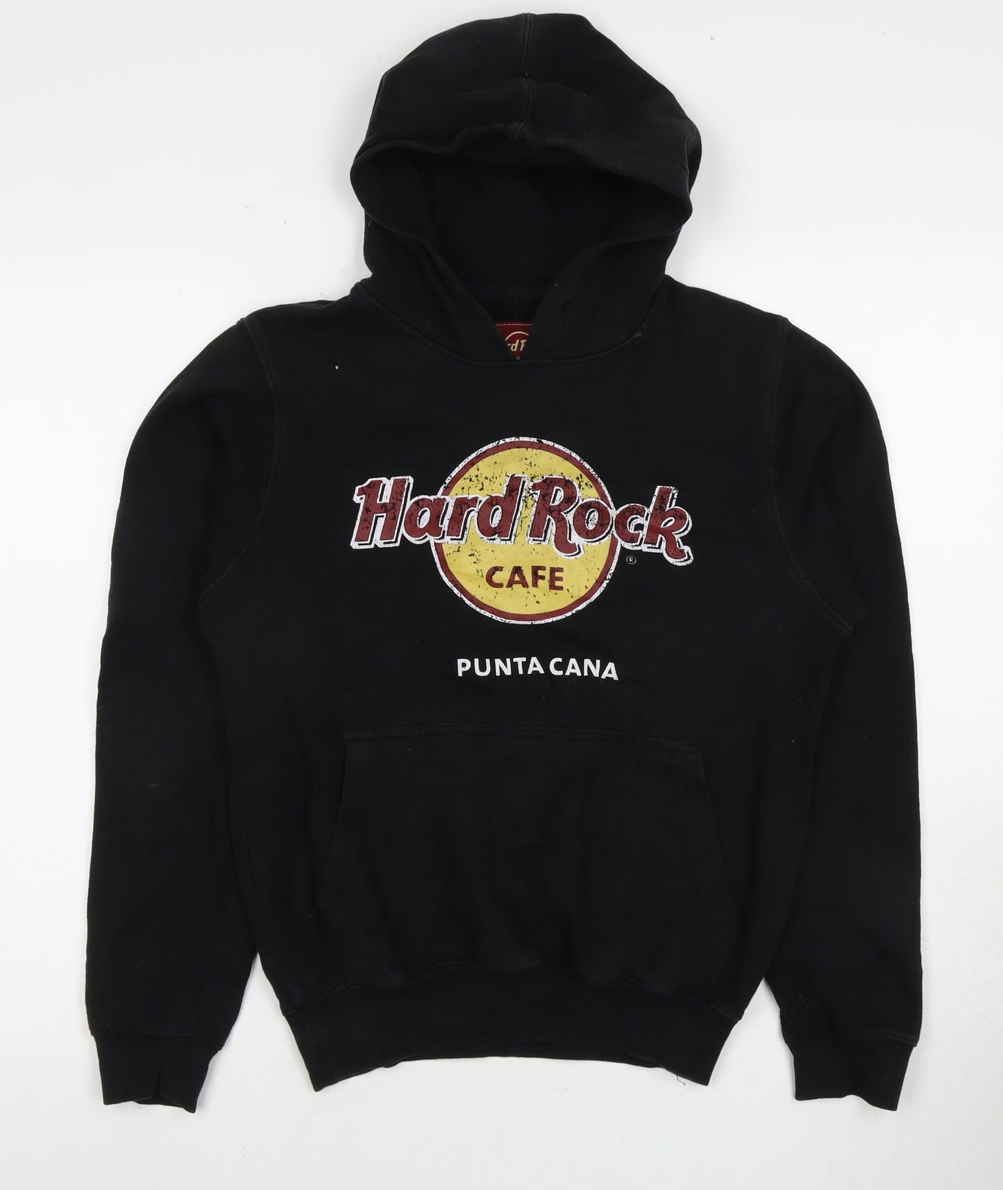 Hard Rock Cafe Men's Black Pullover Hoodie Small