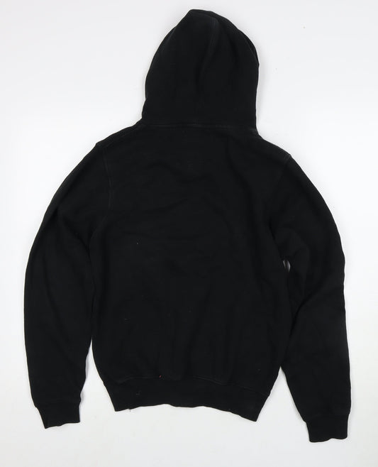 Hard Rock Cafe Men's Black Pullover Hoodie Small