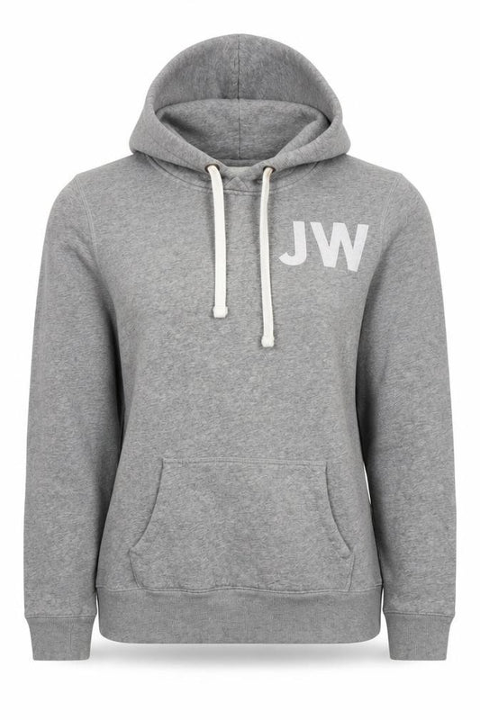 Unisex Adults UK 10 Regular Jack Wills Grey Pullover Hoodie