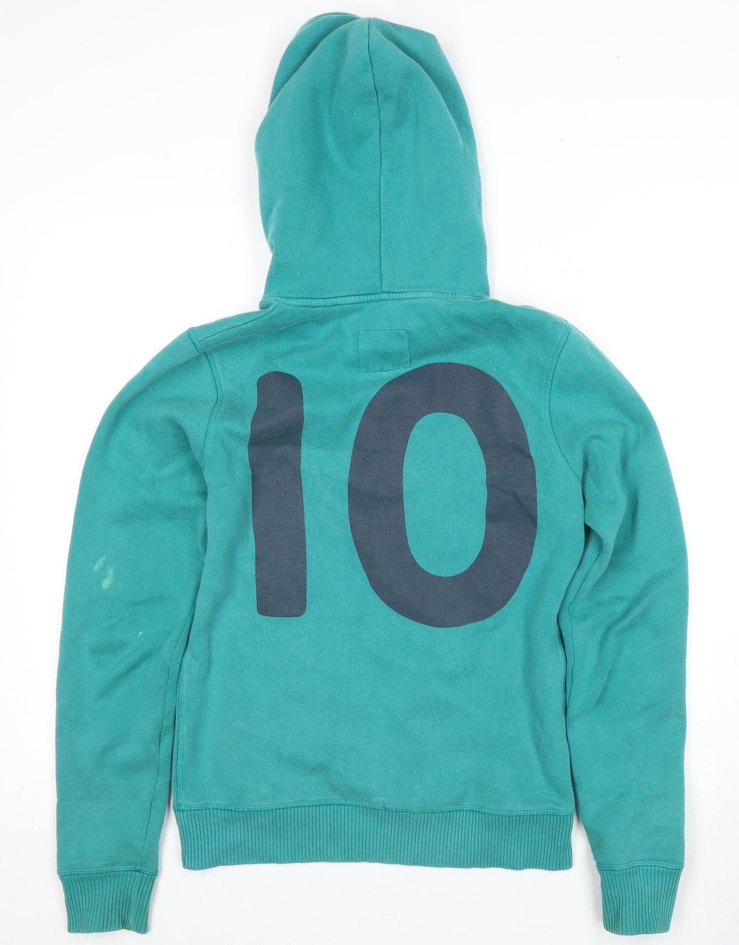 Jack Wills Women's Green Pullover Hoodie Size 10