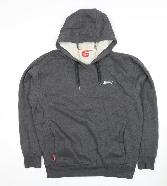 Slazenger Men's Grey Pullover Hoodie Medium
