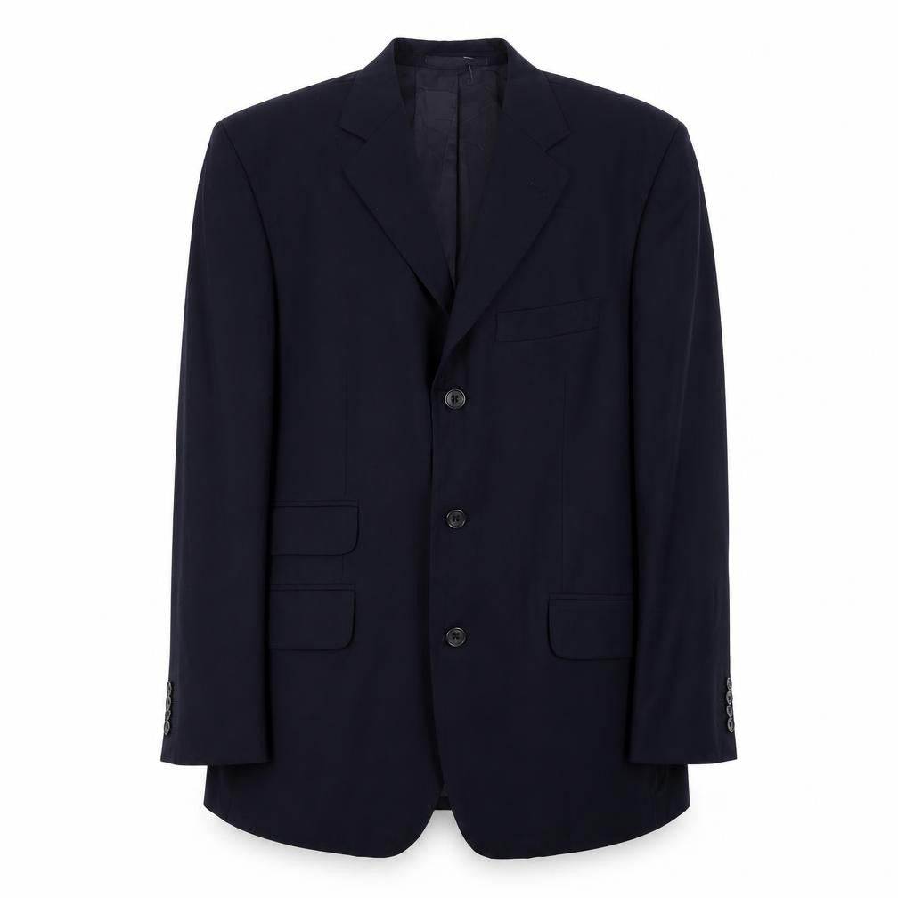 Mens 38 Chest Regular T.M.Lewin Blue Two-Button Blazer