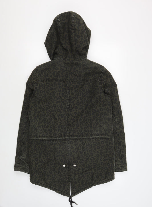 Carhartt Green Animal Print Unisex Parka XS