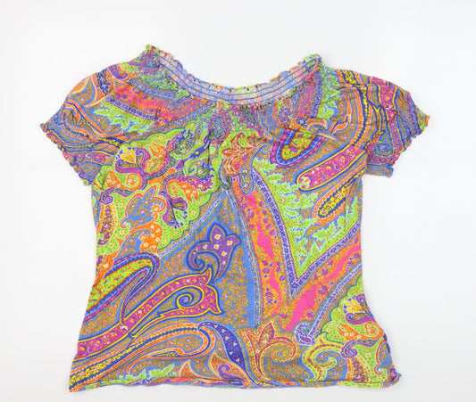 Ralph Lauren Women's Multicoloured Paisley Camisole Blouse M