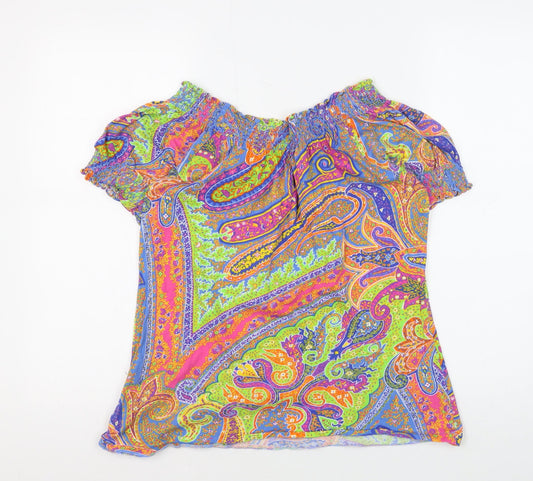 Ralph Lauren Women's Multicoloured Paisley Camisole Blouse M