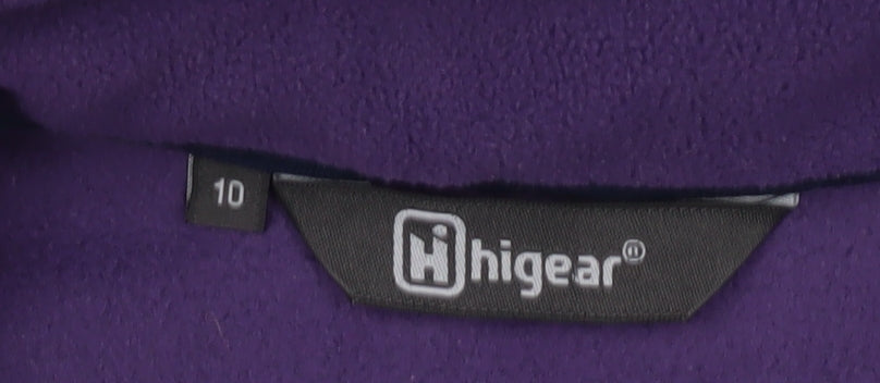 Hi Gear Women's Purple Fleece Jacket Size 10
