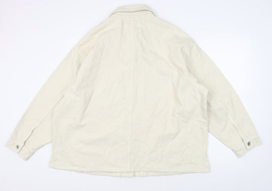 Marks and Spencer Men’s Ivory Cotton Jacket XL
