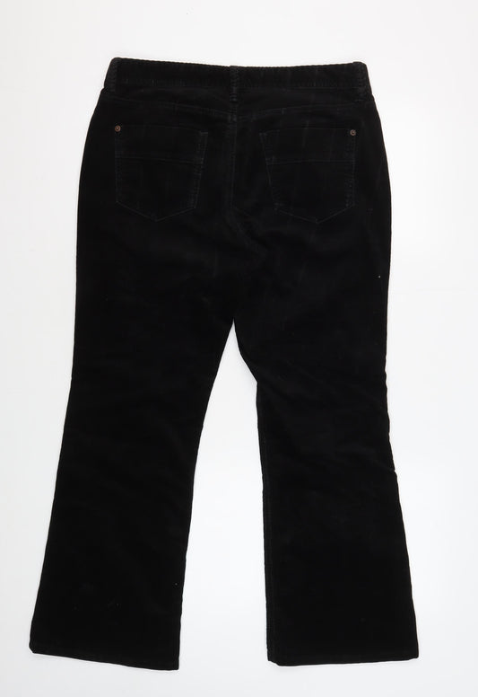 Eddie Bauer Women's Black Trousers, Size 10, Casual Style