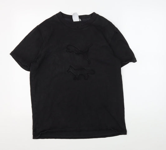 Puma Men's Black Crew Neck T-Shirt S