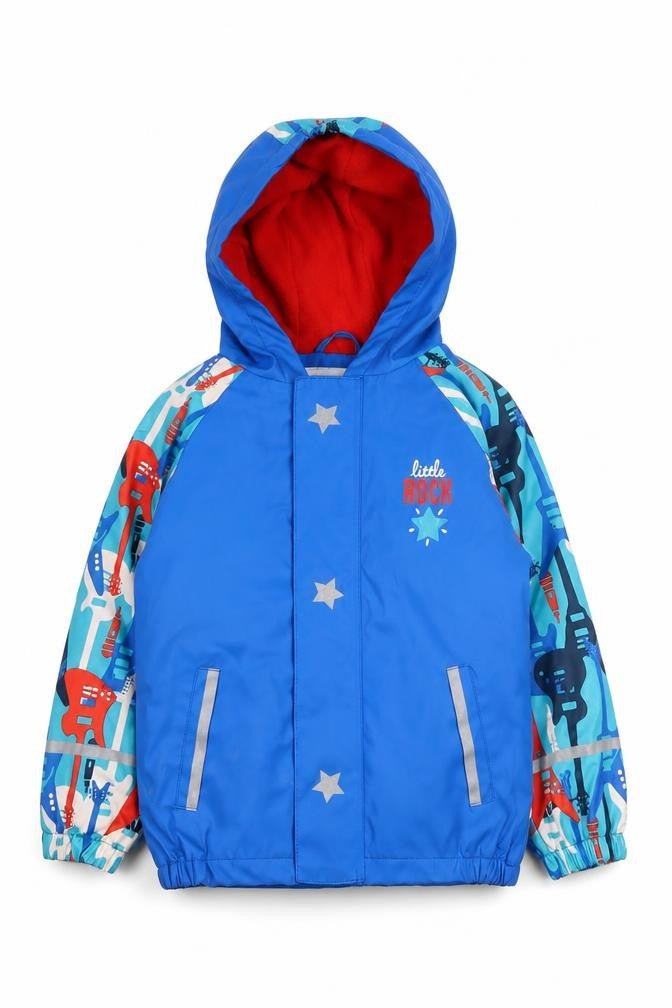 Lupilu Boys Blue Hooded Parka Jacket 4-6 Years