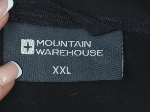 Mountain Warehouse Men's 2XL Black Soft Shell Jacket