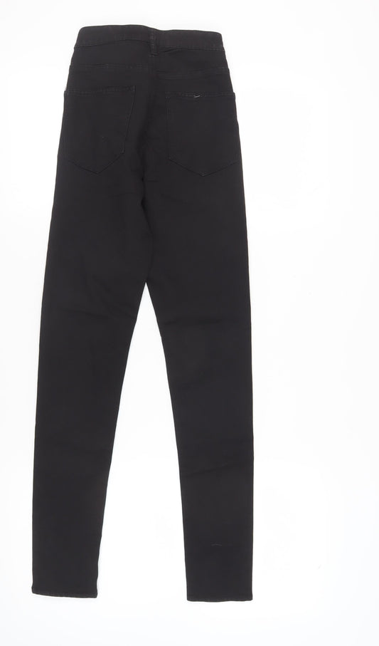 H&M Women's Black Skinny Jeans UK 8 - Slim Fit