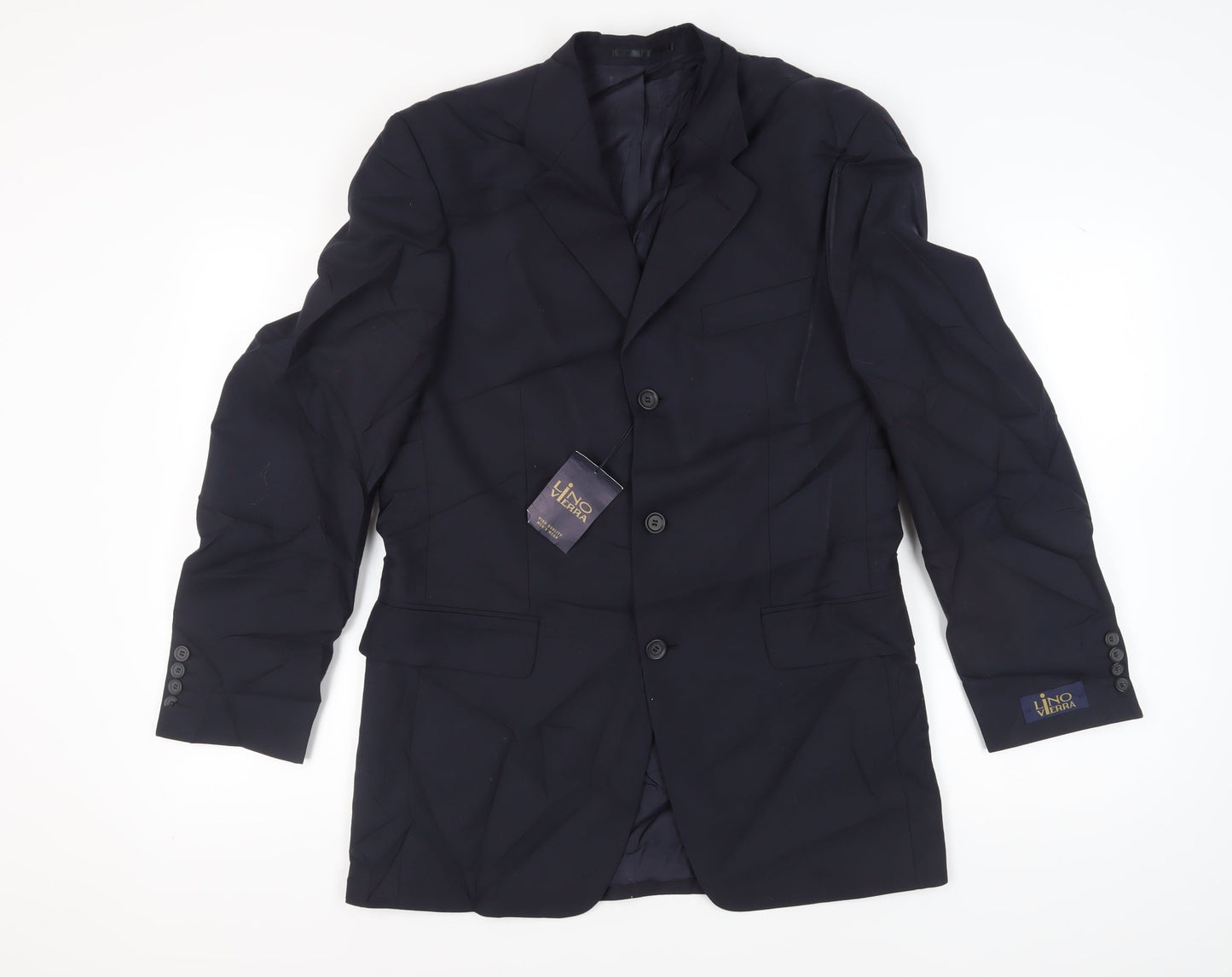 Lino Vierra Men's Blue Blazer Jacket New 37R