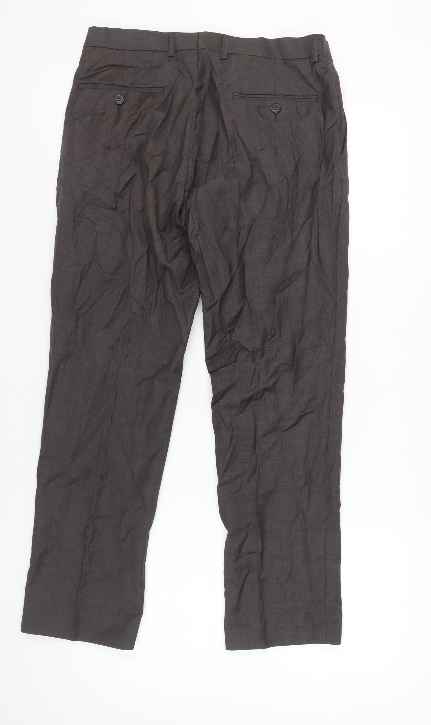 Blazer Men's Brown Wool Trousers Size 32