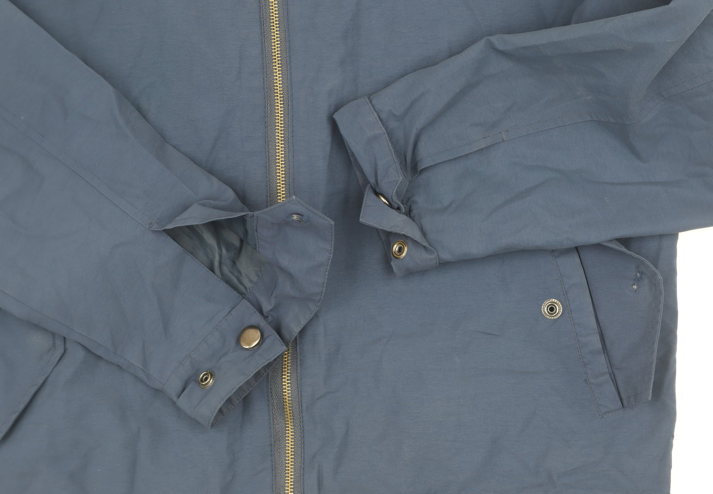 Farah Men's Blue Basic Jacket L Casual Mid-Length Zip