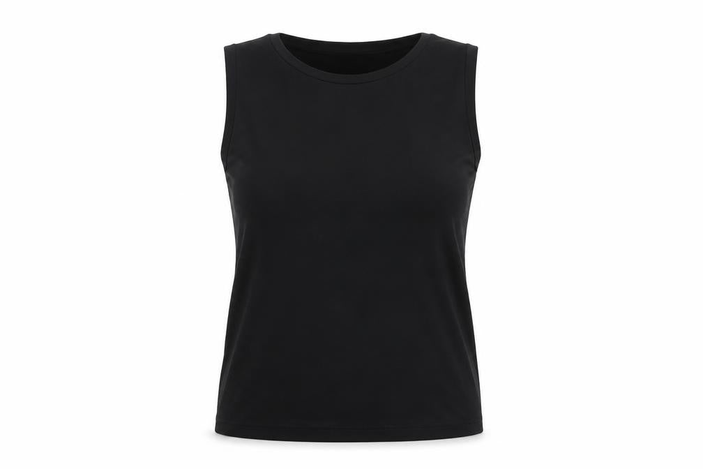 Womens UK Size M Banana Republic Black Cotton Blend Tank