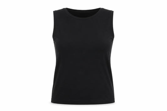 Womens UK Size M Banana Republic Black Cotton Blend Tank