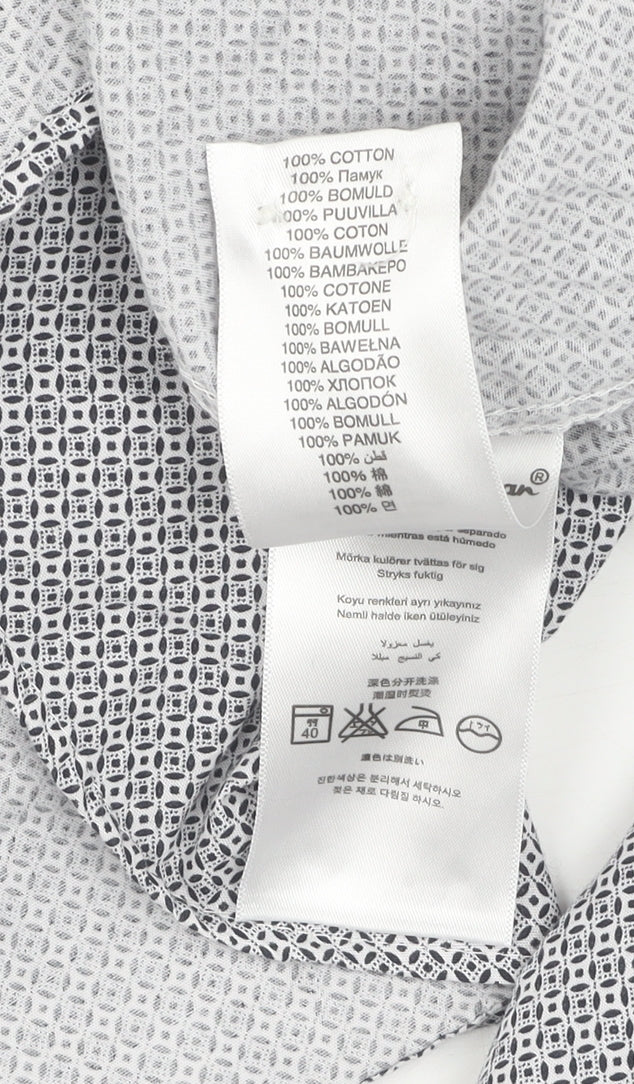Ben Sherman Men's Medium Geometric Button-Up Shirt
