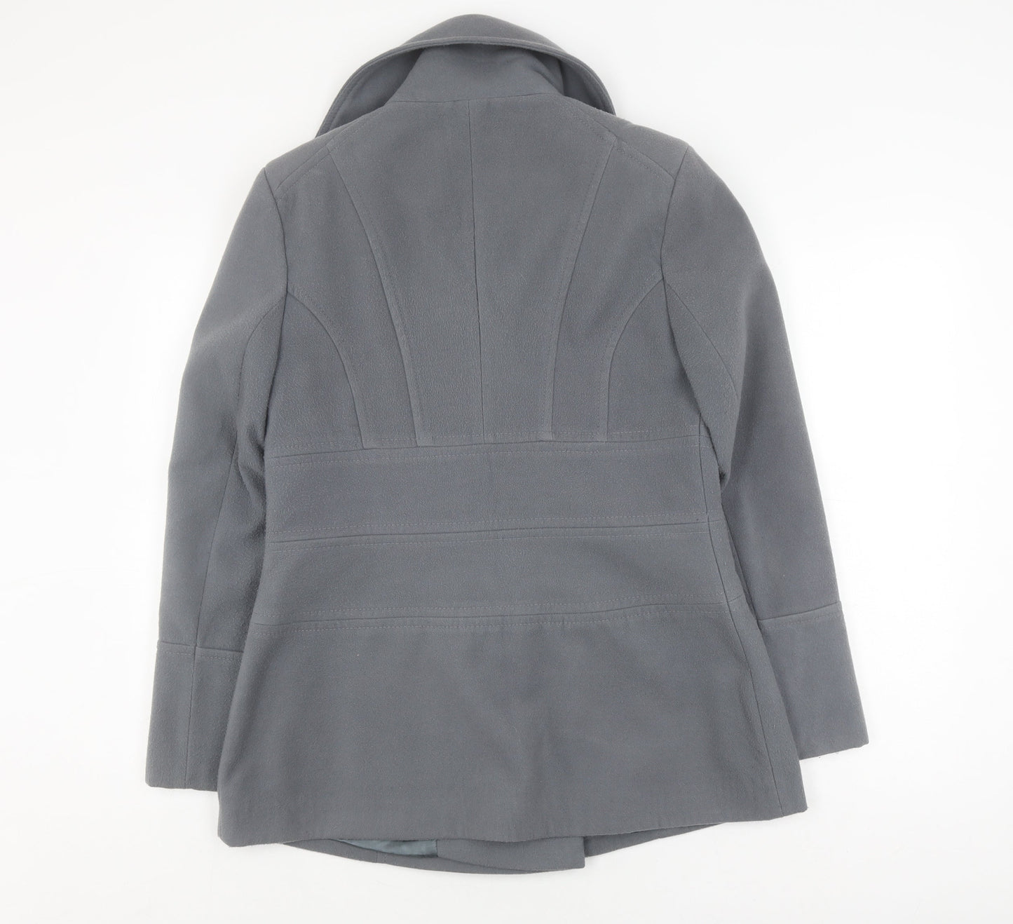 Debenhams Women's Grey Pea Coat Size 14