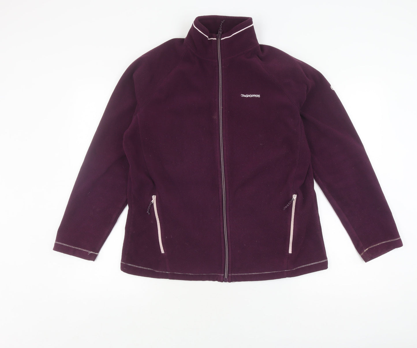 Craghoppers Women's Purple Fleece Jacket Size 14