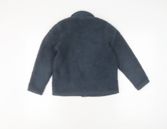 32 Degrees Boys' Blue Fleece Jacket, Full Zip, Size 7-8, Winter Warm