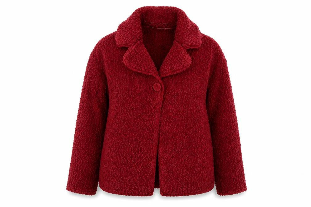 RJR.John Rocha Women's Red Collared Jacket Size 14